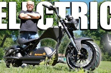 This 50 MPH Electric Motorcycle ROCKS! | Eahora Knight M1PS Review