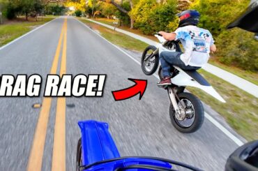 STARK VARG vs YAMAHA YZ450F DIRT BIKE!