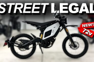 This E-Bike is a STREET LEGAL Surron!