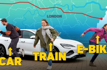 The Fastest Route Across London Revealed! AND How to Win This Electric Car!