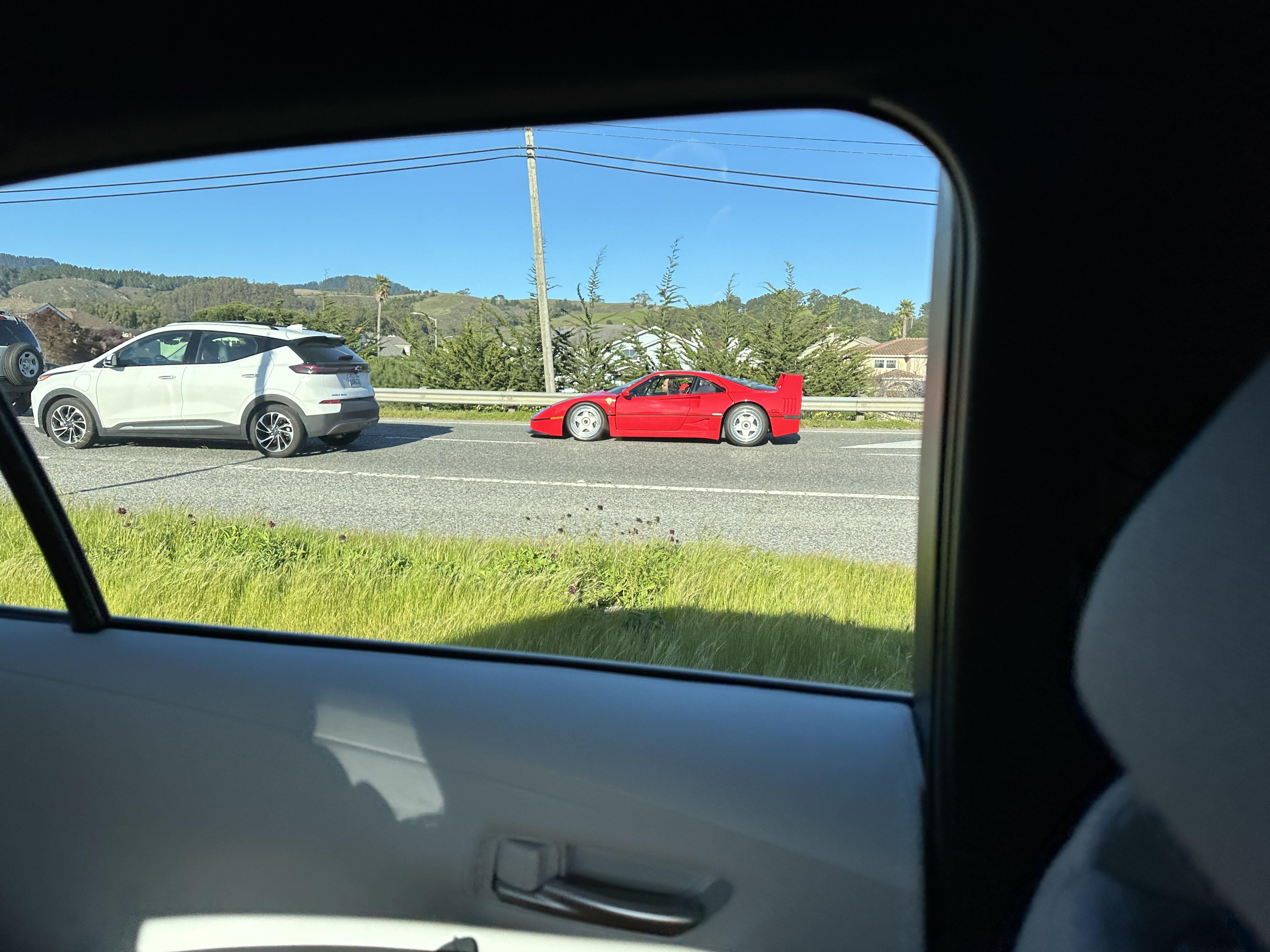 [Ferrari F40] Real or fake? Spotted in Half Moon Bay, CA - EVSHIFT