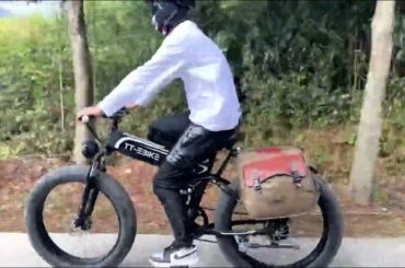 Amazon com   TT EBIKE Folding Electric Bikes Adults 1500W 48V with 20AH Removable Battery 26x4 0 Fat