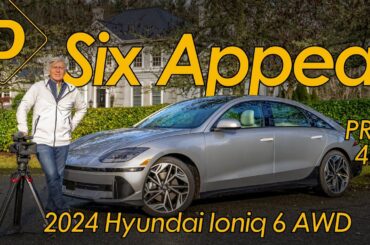 2024 Hyundai Ioniq 6 Limited AWD is Sleek and Sixy #cars #electricvehicle, #evs