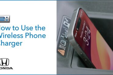 Honda Prologue I How to Use the Wireless Phone Charger
