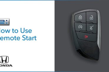 Honda Prologue I How to Use Remote Start