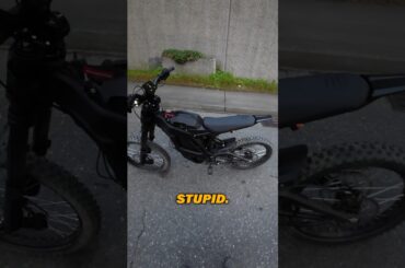 Calling this an “e-bike” might be a stretch.. #surron #eride