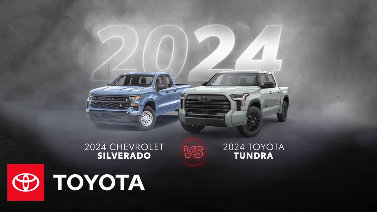 2024 Toyota Tundra vs 2024 Chevrolet Silverado Toyota EVSHIFT