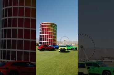 The #BMWXM Series bringing the color at Coachella. #BMW