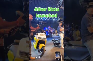 Ather has launched the Rizta family electric scooter. #ather