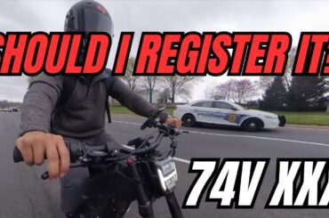 My 60 MPH Daily Commuter - 74V Talaria XXX Electric Bike