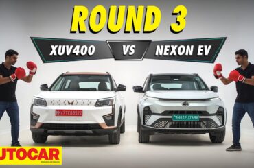 2024 Mahindra XUV400 vs Tata Nexon EV - Best EV under Rs 20 lakh? | Comparison | @autocarindia1