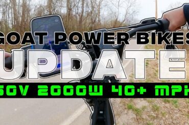 Power Goat V2 EBIKE UPDATE - The BEST 60V Electric Bikes on the market in 2024