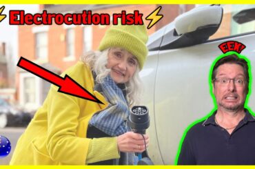 ELECTROCUTION RISK from on-street EV Charging | MGUY Australia
