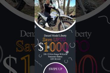 Electric Motorcycle Denzel Model Liberty | best electric motorcycle | electric motorbike | eozzie