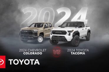 2024 Toyota Tacoma vs 2024 Chevrolet Colorado | Toyota