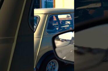 POV: a 1969 Mini Austin sneaks up on you.