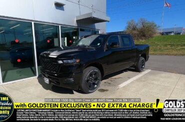 2025 RAM 1500 Big Horn Crew Cab 4WD New Truck Stk L251R1