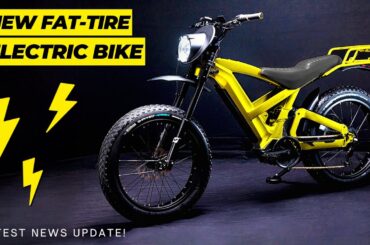 All-New Fat-Tire Electric Bikes for Fans of Traditional Moped Designs