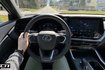 2024 Lexus TX 550h+ Plug in Hybrid POV Drive Impressions /// Allcarnews