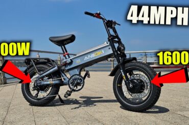 44MPH DUAL Motor Aniioki A8 PRO MAX MONSTER Long Range E-bike!