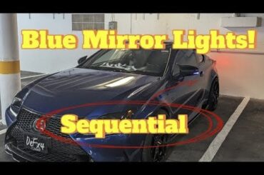 I Changed My Turning Lights on The Lexus RC350