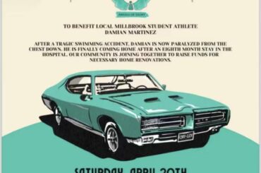 Hey in my home town they are hosting a cad show for Damian Martinez who was in a tragic swimming accident where he was paralyzed from the chest down. It is a 15$ entrance fee per car. For the flyer just let me know. And plz spread the news. Thanks