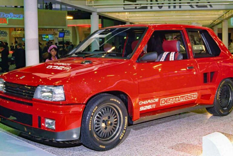 1985 mid engine Daihatsu Charade 926R De Tomaso Group B homologation special - project canceled when Group B was canceled