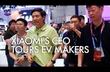 Xiaomi CEO Lei Jun tours leading Chinese EV makers at 2024 Beijing Auto Show