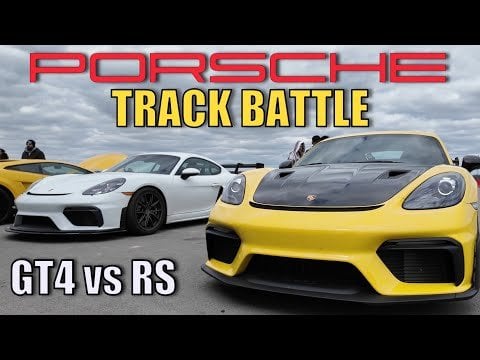 Porsche GT4 with Verus Aero vs GT4RS