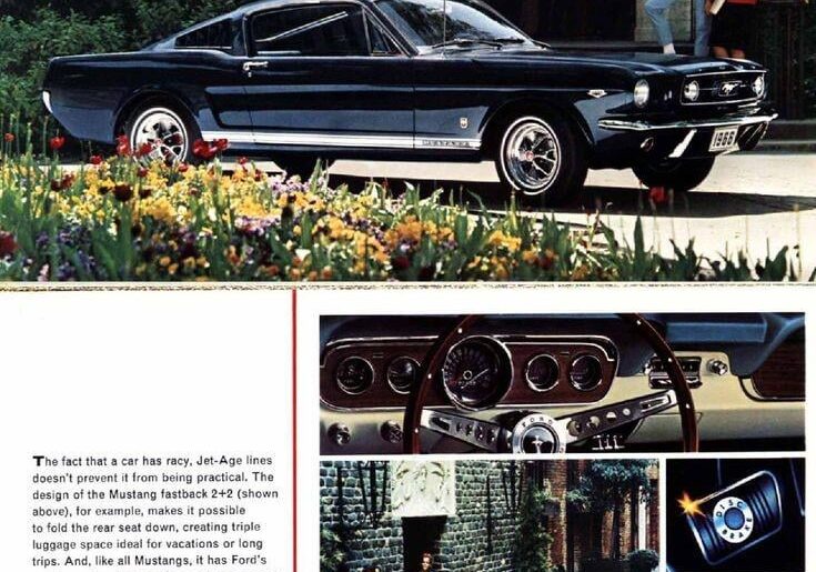 1966.  Mustang Fastback