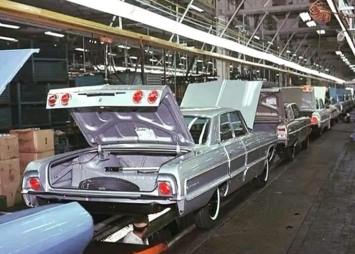 1964.  Chevy Assembly Line