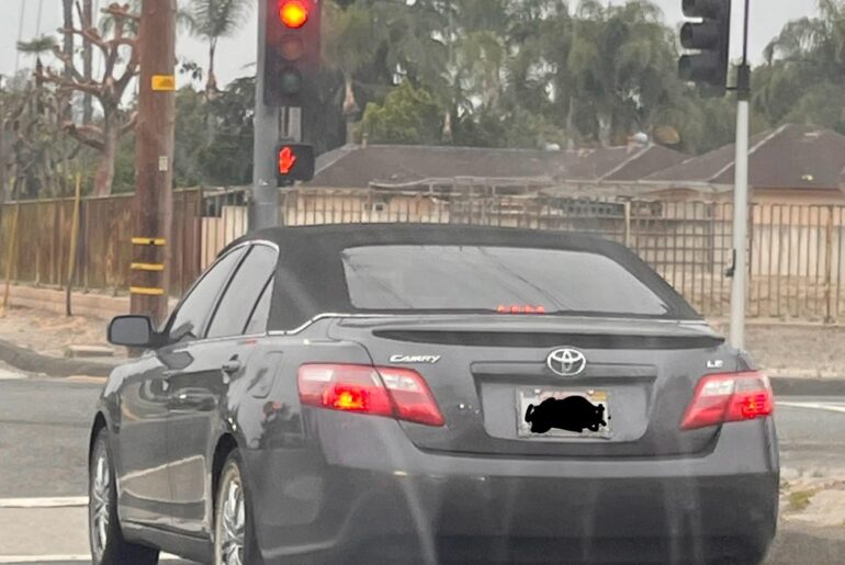 The owner of this Camry saw a Solara with its top closed and decided that was peak Toyota