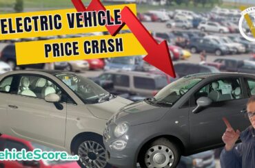 ELECTRIC VEHICLE USED CAR AUCTION PRICE CRASH FIAT 500