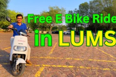 Win Free Electric Bike Rides in LUMS