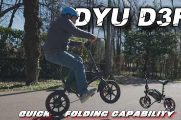 Explore the City Like Never Before: DYU D3F Mini Electric Bike Review!