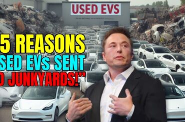Broken EVs’ Journey to Junkyards: The Unbearable Cost of Repairs! Electric Vehicles As Commodities!