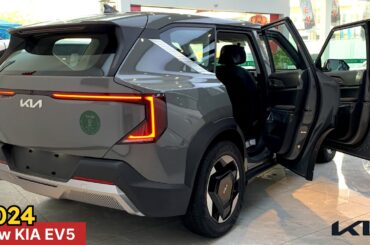 First Look! 2024 Kia EV5 Electric Car - Luxury Exterior and Interior Walk-around