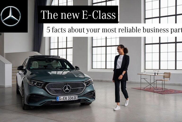 The new Mercedes-Benz E-Class – 5 facts about your most reliable business partner