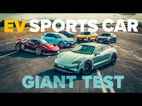 Electric Sports Car Giant Test 2024 | Are EVs finally fun?