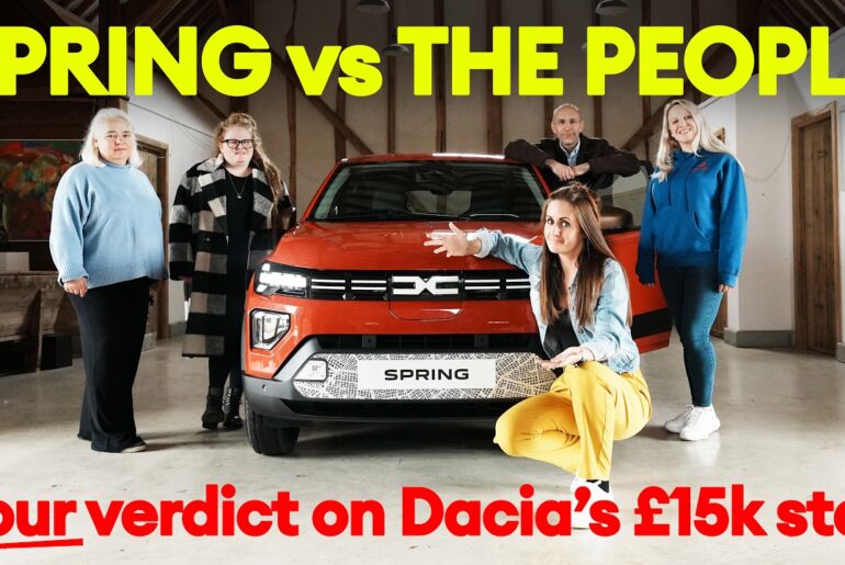 The new Dacia Spring vs The People! EXCLUSIVE | Electrifying