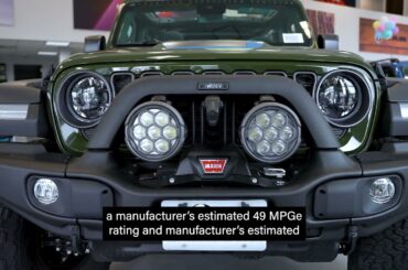 CDJR - 2024 Jeep Wrangler 4xe - Plug-In Hybrid Technology