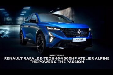 Discover Renault Rafale E-Tech 4x4 300 hp Atelier Alpine | Renault Group