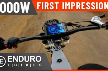 3000w Enduro E-Bike Ride Along And First Impressions