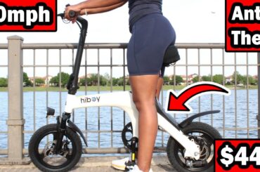 CHEAPEST Portable EBike on Amazon With ANTI-THEFT - Hiboy C1 Electric Bike Review - Folding E-Bike