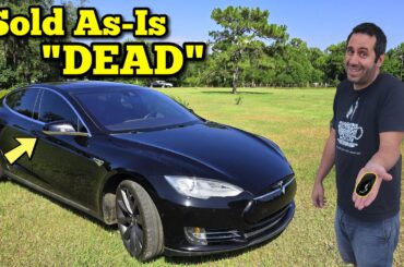 I Bought a $120,000 Tesla at Auction and got 50% Off because it was Marked "DEAD"