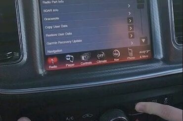 How to access Uconnect dealer mode. #shorts