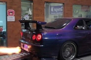 R34 GTR 802hp pump gasoline at 31psi