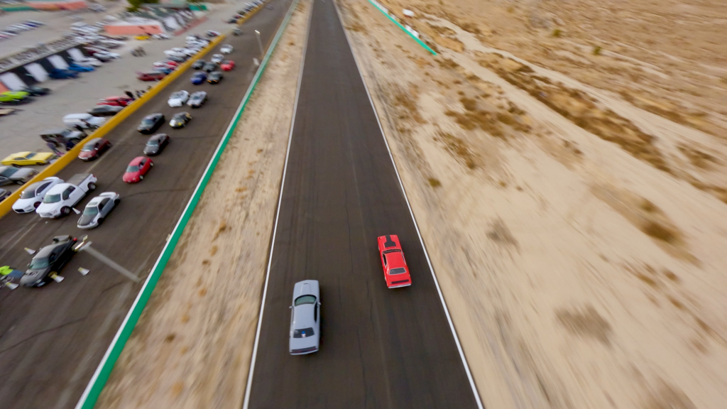 Modern V8 engine swapped 1970 Dodge Challenger can still hang with a new Challenger R/T