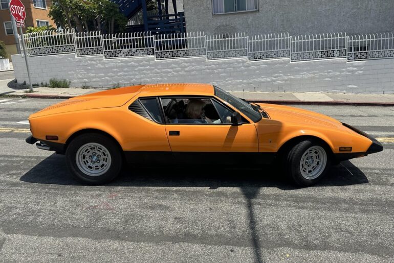 Spotted my first [Detomasso Pantera] the official car of/r/whatisthiscar