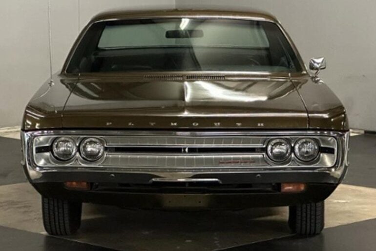 One a disposable car, this 1971 Plymouth Fury II sedan is now cool